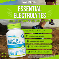Thumbnail for NutriBiotic Essential Electrolytes, 100 Ct Capsules | Supports Increased Performance & Faster Recovery | Pharmaceutical Grade Vitamin C with Electrolytes for Rehydration | Vegan, Gluten-Free & Non-GMO