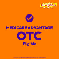 Thumbnail for Emergen-C 1000mg Vitamin C Powder for Daily Immune Support Caffeine Free Vitamin C Supplements with Zinc and Manganese, B Vitamins and Electrolytes, Super Orange Flavor - 30 Count