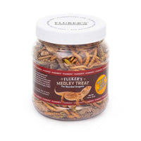 Thumbnail for Fluker's Medley Treat for Bearded Dragons, Grasshoppers, Mealworms and Crickets, 1.8 oz