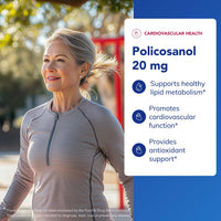 Thumbnail for Pure Encapsulations Policosanol 20 mg | Hypoallergenic Supplement Supports Healthy Lipid Metabolism and Cardiovascular Function* | 120 Capsules