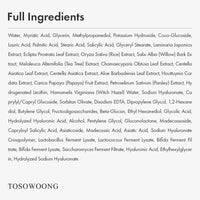 Thumbnail for TOSOWOONG Salicylic Acid Foam Cleanser for Oily Skin, 18,000ppm Salicylic Acid, Deep Pore Cleansing, Face Wash For Breakouts, Exfoliating Cleanser, Korean Skin Care, 100ml, 3.38 fl. oz.