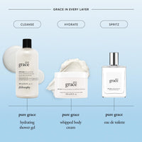 Thumbnail for philosophy pure grace whipped body crème 4 fl oz