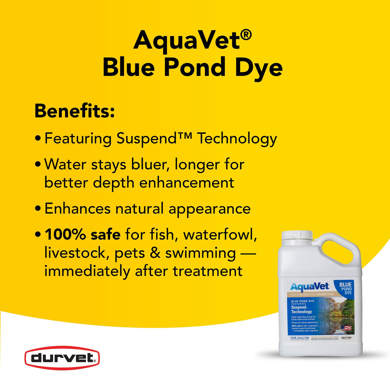 Durvet AquaVet Blue Pond Dye - Gallon