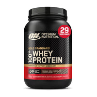 Thumbnail for Optimum Nutrition Gold Standard 100% Whey Protein Powder, Double Rich Chocolate 1.98 Pound (Packaging May Vary)