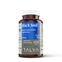 Thumbnail for TALYA Black Seed Oil Softgel with High Thymoquinone - Immune Support - Digestive Health - Brain Function - Joint Mobility - Cold-Pressed - Non-GMO - Turkish Black Cumin Seed 90 Capsule