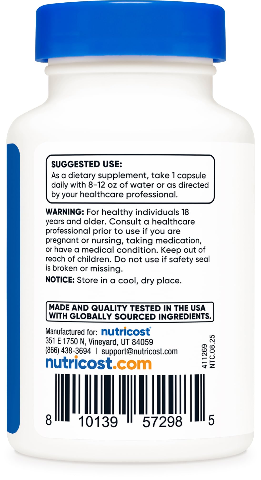 Nutricost Rhodiola Rosea 500mg, 60 Vegetarian Capsules - Gluten Free and Non-GMO Rhodiola Rosea Supplement