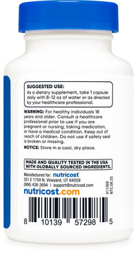 Thumbnail for Nutricost Rhodiola Rosea 500mg, 60 Vegetarian Capsules - Gluten Free and Non-GMO Rhodiola Rosea Supplement