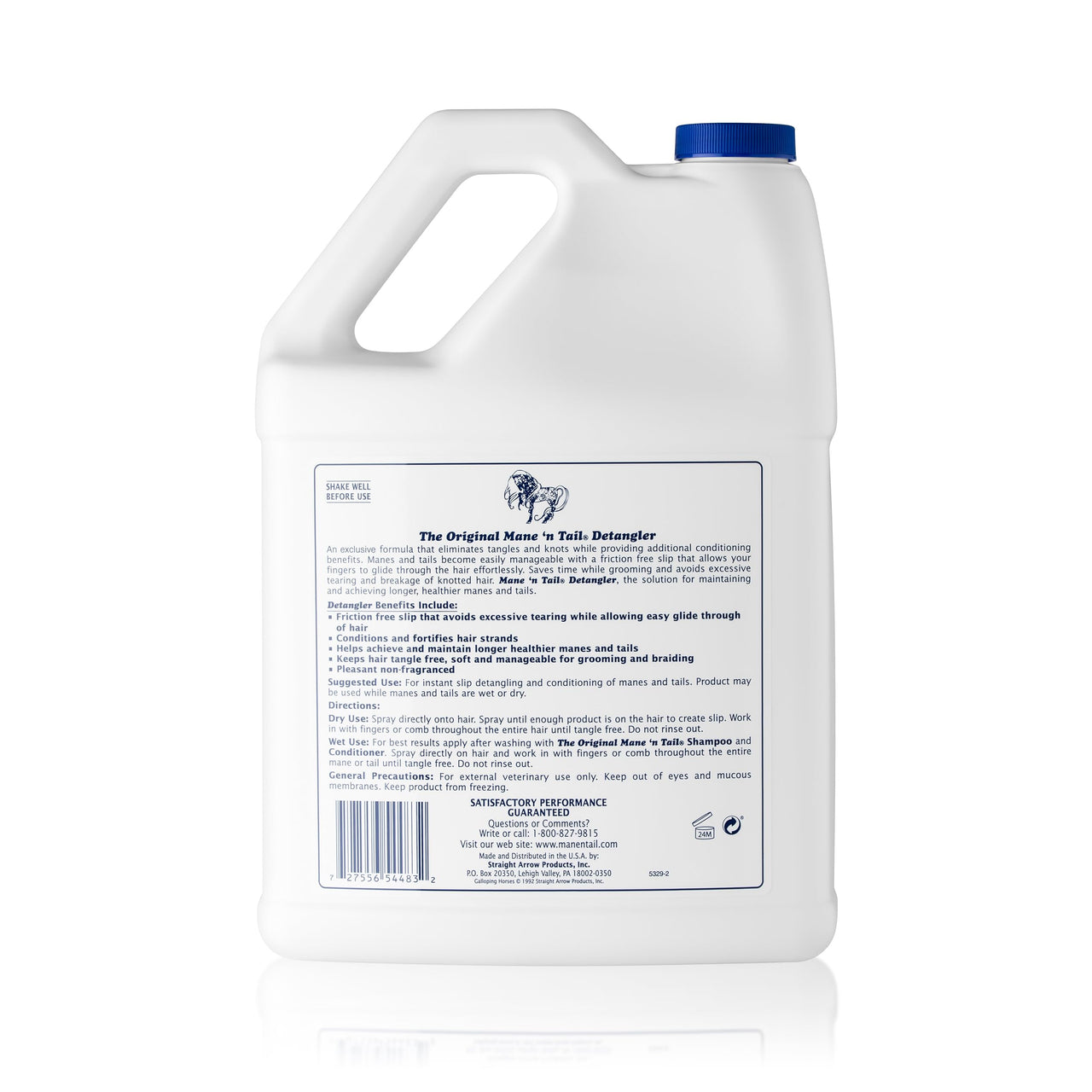 Mane 'n Tail Detangler ElIMINATES TANGLES & KNOTS Refill Gallon