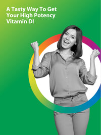 Thumbnail for Rainbow Light Vitamin D3 Gummies 2000 IU | 120 Count | Supports Bone & Immune Health | High Potency | Berry Flavor