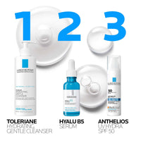 Thumbnail for La Roche-Posay Hyalu B5 Pure Hyaluronic Acid Serum for Face, with Vitamin B5, Anti-Aging Serum for Fine Lines and Wrinkles, Plumps and Repairs Dry Skin, Safe on Sensitive Skin