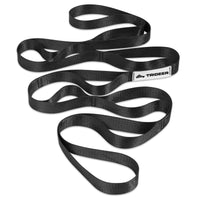 Thumbnail for Trideer Stretching Strap Yoga Strap Physical Therapy for Home Workout, Exercise, Pilates and Gymnastics, 10 Loops Non-Elastic Stretch Bands with Aesthetic Packaging for Women & Men (Black)