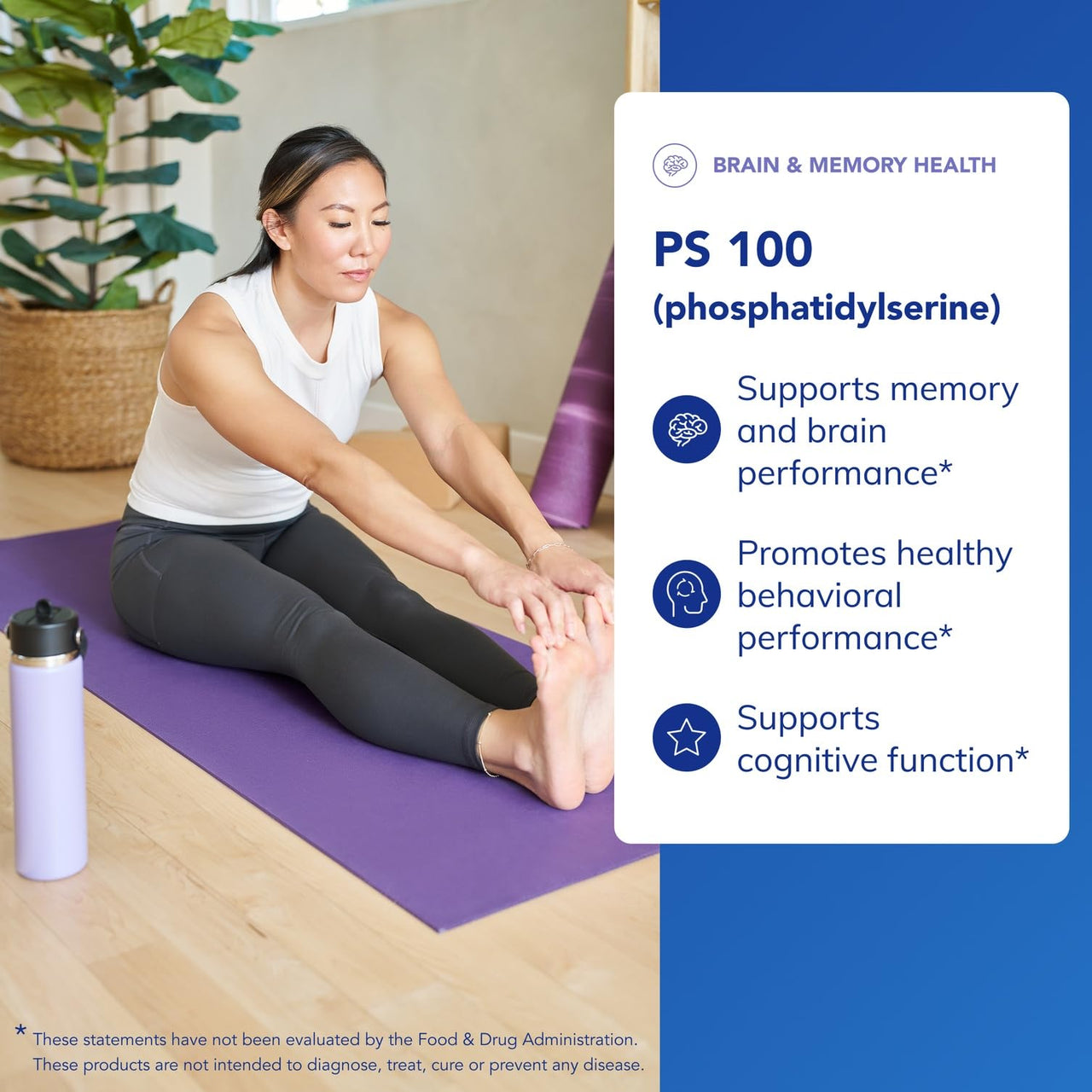 Pure Encapsulations PS 100 | Phosphatidylserine Amino Acid Supplement for Brain and Memory* | 60 Capsules
