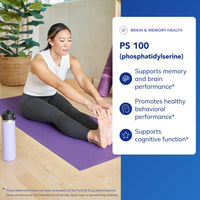 Thumbnail for Pure Encapsulations PS 100 | Phosphatidylserine Amino Acid Supplement for Brain and Memory* | 60 Capsules