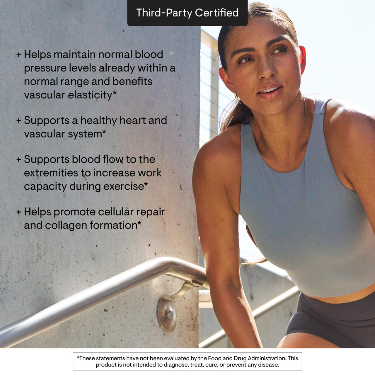 THORNE - L-Arginine - Sustained-Release - Supports Heart Health, Nitric Oxide Production, Exercise Capacity & Optimal Blood Flow* - Third-Party Certified - Gluten, Dairy & Soy-Free - 120 Capsules