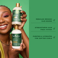 Thumbnail for SheaMoisture Bond Repair Shampoo & Conditioner Set with Hair Strengthening Amla Oil + Prep Cream, Silk Press Hair Products for Frizz Control, Heat Protection, Anti-Humidity