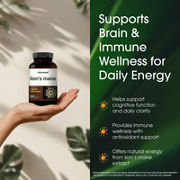 Thumbnail for NatureBell Lion’s Mane - 240 Capsules - Organic Fruiting Body & Mycelium - Brain, Immune & Energy Support* - High-Potency Extract - Non-GMO & Gluten-Free