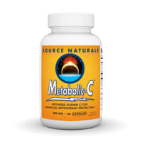 Thumbnail for Source Naturals Metabolic C, Optimized Vitamin C for Enhanced Antioxidant Protection*, 500 mg - 90 Capsules