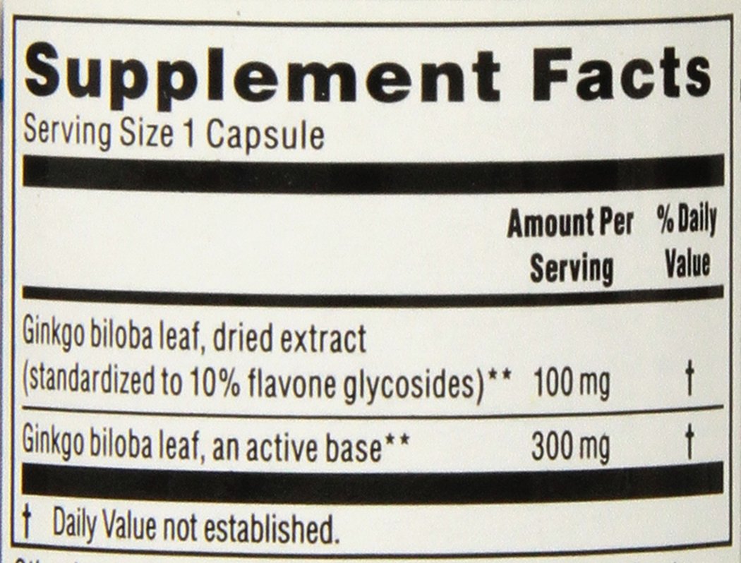 Kroeger Herb Ginkgo Biloba - 90 Vegetarian Capsules