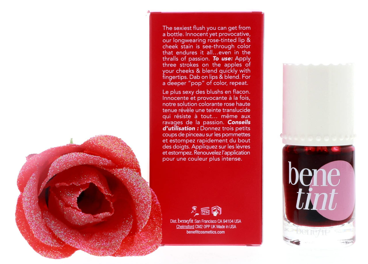 Benefit Bene Tint Rose Tinted Lip And Cheek Stain, 0.4 Ounce