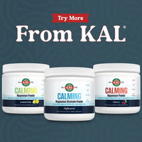 Thumbnail for KAL Calming Magnesium Glycinate Powder Plus Citric Acid - Unflavored - Nervous System, Bone and Relaxation Support Drink Mix - No Sugar - 60-Day Guarantee, 40 Servings, 8.5 OZ