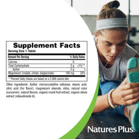 Thumbnail for NaturesPlus KalmAssure Magnesium Chewable, Orange - 60 Tablets - Promotes Relaxation & Mental Alertness - Non-GMO, Sugar Free & Gluten Free - 60 Servings