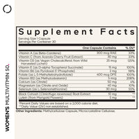 Thumbnail for Codeage Women’s Multivitamin 50 - Essential Vitamins for Women Over 50, Methylated Folate, Magnesium, Selenium, Vitamin B6, B12, D3 Antioxidants - 1 Pill Per Serving - Gluten-Free - 30 Capsules