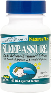 Thumbnail for NaturesPlus, Rapid & Sustained Release - 3 mg Melatonin, 60 Bi-Layered Tablets - with Chamomile - Vegetarian, Gluten-Free - 60 Servings