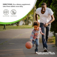 Thumbnail for NaturesPlus Ultra Source of Life No-Iron Multivitamin - 180 Tablets - Supports Immune Health, Energy & Overall Well-Being - with Lutein & Vitamin D3 - Vegetarian & Gluten Free - 60 Servings