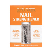 Thumbnail for NaturesPlus Ultra Nails Nutrient-Activated Strengthener - 0.25 fl oz - Naturally Strengthens Nails & Cuticles - Conditions Nails with Aloe, Calendula, Vitamins & Protein - Formaldehyde Free, Vegan