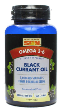 Thumbnail for HEALTH FROM THE SUN BLACK CURRANT OIL,1000 MG, 60 CAP2