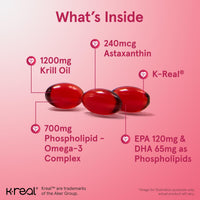 Thumbnail for Jarrow Formulas Krill Oil - Phospholipid Omega-3 Complex with Astaxanthin - 60 Softgels - 30 Servings - Supports Lipid Management, Metabolism, Brain & Heart Health - EPA & DHA - Gluten Free - Non-GMO