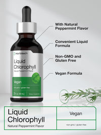 Thumbnail for Horbäach Liquid Chlorophyll Drops | 2 oz | Vegan, Non-GMO, and Gluten Free Formula | Natural Peppermint Flavor