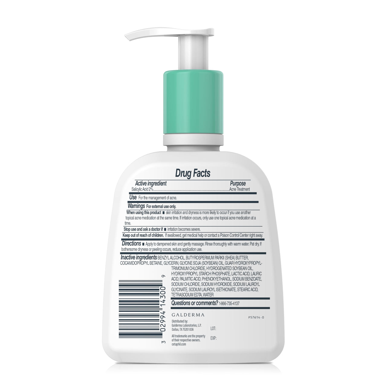 Cetaphil Gentle Clear Pore Clearing Acne Cleanser, Foaming Gel Cleanser for Sensitive, Acne-Prone Skin, 8 Fl Oz Pump Bottle, 2% Salicylic Acid, Gently Exfoliates, Dermatologist Recommended Brand