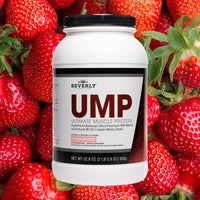 Thumbnail for Beverly International UMP Protein Powder, Strawberry. Unique Whey-Casein Ratio Builds Lean Muscle. Easy to Digest. No Bloat. (32.8 oz) 2lb .8 oz