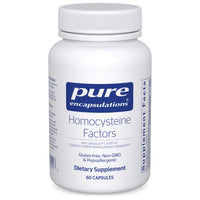 Thumbnail for Pure Encapsulations Homocysteine Factors | Supplement to Support Normal Homocysteine Levels and Cardiovascular Health* | 60 Capsules