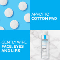 Thumbnail for La Roche-Posay Micellar Cleansing Water for Sensitive Skin, Micellar Water Makeup Remover, Cleanses and Hydrates Skin, Gentle Face Toner, Oil Free