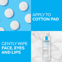 Thumbnail for La Roche-Posay Micellar Cleansing Water for Sensitive Skin, Micellar Water Makeup Remover, Cleanses and Hydrates Skin, Gentle Face Toner, Oil Free