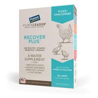 Thumbnail for FlockLeader Recover Plus Moderate Stress Probiotic Water Supplement for Chickens with Electrolytes & Oregano, 8 oz
