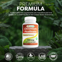 Thumbnail for Best Naturals Chromium Picolinate 1000 mcg 120 Tablets