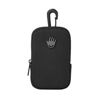 Thumbnail for Touchette Zippered Pouch, Attachable Fashion Accessory with Snap Hook for Touchland Hand Sanitizer 1FL OZ., Black