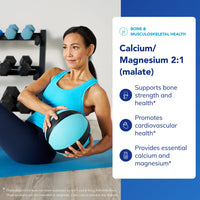 Thumbnail for Pure Encapsulations Cal/Mag (Malate) 2:1 - Calcium & Magnesium (Malate) - Bone Health Supplement* - Optimal Absorption - Vegan & Gluten Free - 180 Capsules