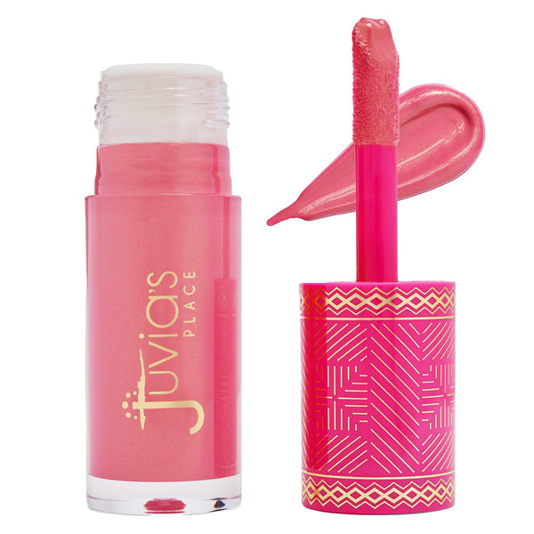 Juvia's Place Blushed Liquid BlushLighter - Rosey Posey Glow - Liquid Blush for Cheeks with Luminous Glow, Long-Wearing, Buildable, Easy to Blend & Highly Pigmented Makeup