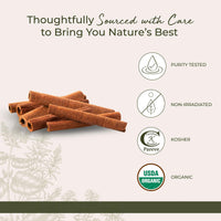 Thumbnail for Starwest Botanicals Organic Cinnamon Sticks Whole - Spice for Tea, Cooking, & Baking, Korintje Cinnamon, Sweet & Mellow Flavor, Certified Kosher, Non-GMO - Bulk 1 lb Bag