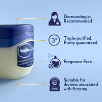 Thumbnail for Vaseline Petroleum Jelly Travel-Size 2-Pack – Hypoallergenic Skin Protectant, Unscented Healing Ointment for Beauty & Personal Care, 1.75 Oz Ea