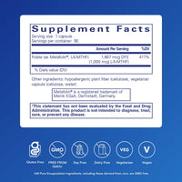 Thumbnail for Pure Encapsulations Folate 1000 - Metafolin L-5-MTHF - Heart Health Supplement* - Folate Supplement - Non-GMO & Gluten Free - 90 Capsules