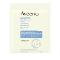 Thumbnail for Aveeno Fragrance-Free Soothing Bath Treatment & Soak for Soothing Relief, 100% Natural Colloidal Oatmeal, Relieves Itchy, Irritated Skin Due to Eczema, FSA/HSA, 8 Single-Use Bath Packets
