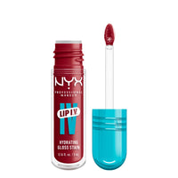 Thumbnail for NYX PROFESSIONAL MAKEUP Lip IV Hydrating Glossy Lip Stain with 12HR Hydration - Berry Thirsty (Red)