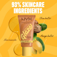 Thumbnail for NYX PROFESSIONAL MAKEUP Buttermelt Glaze Soft Glow Skin Tint + SPF 30, Up To 12HR Wear, 04 Almond Butta