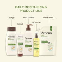 Thumbnail for Aveeno Daily Moisturizing Dry Body Oil Mist with Oat & Jojoba Oil for Dry, Rough, Sensitive Skin, Lightweight, Non-Greasy, Body Spray, Paraben, Silicone & Phthalate-Free, 6.7 fl oz