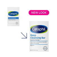 Thumbnail for Cetaphil Bar Soap, Deep Cleansing Face and Body Bar, Pack of 6, For Dry to Normal, Sensitive Skin, Soap Free, Hypoallergenic, Paraben Free, Fragrance Free, Removes Makeup, Dirt and Oil